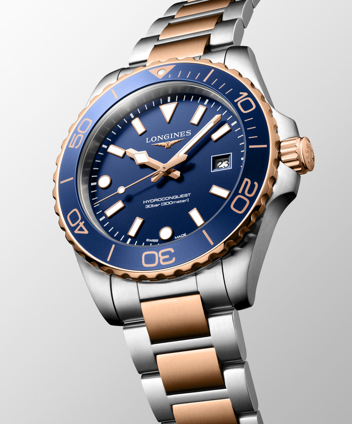 Longines HydroConquest 42mm L3.769.3.98.7 Watch for Men - dial view