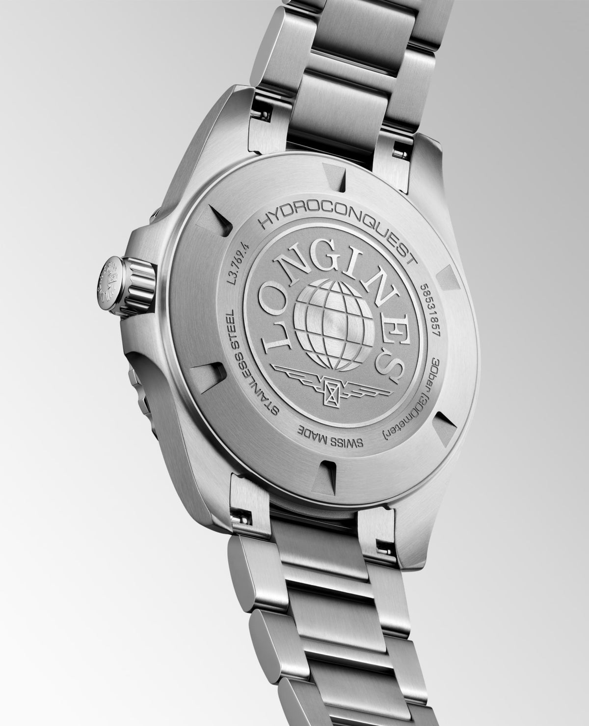 Longines HydroConquest 42mm L3.769.4.06.6 Watch for Men - case-back view