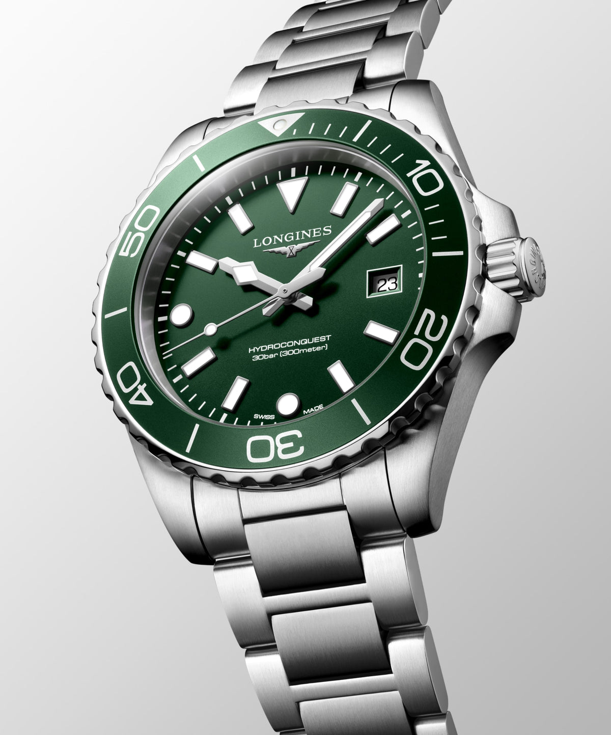 Longines HydroConquest 42mm L3.769.4.06.6 Watch for Men - dial view