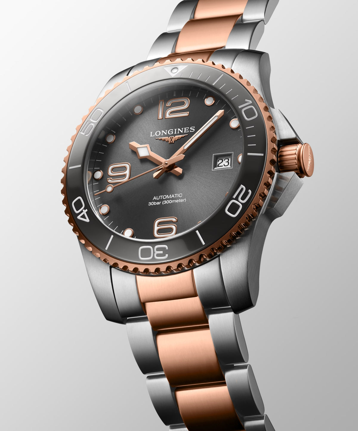 Longines HydroConquest 41mm L3.781.3.78.7 Watch for Men - dial view