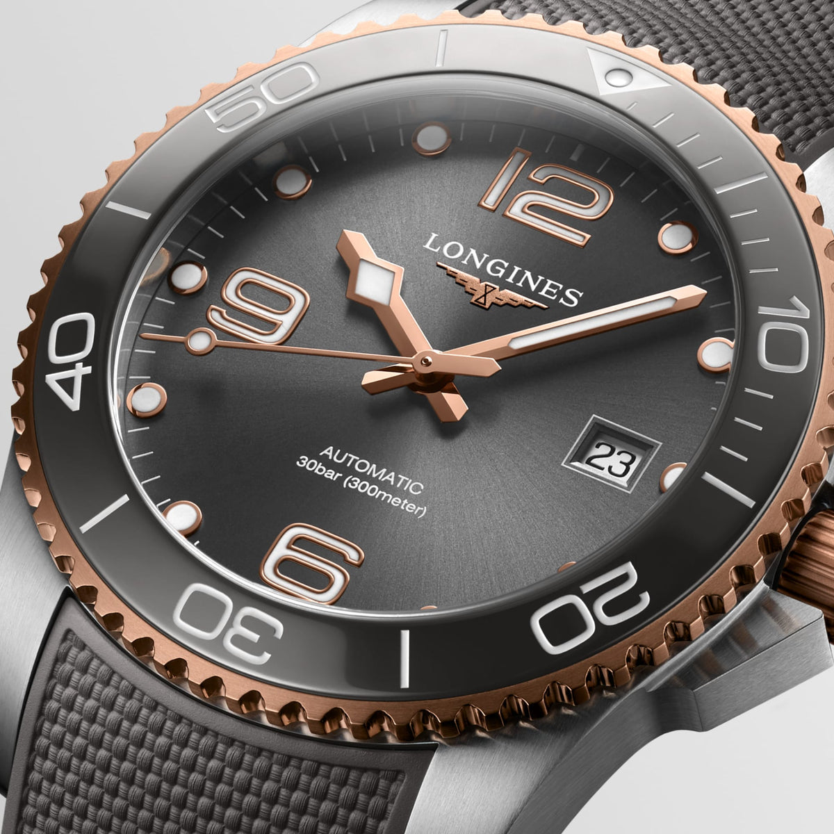 Longines HydroConquest 41mm L3.781.3.78.9 Watch for Men - dial close-up
