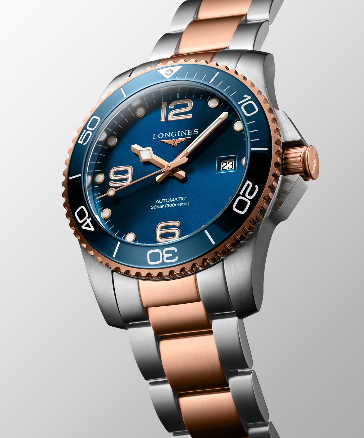 Longines HydroConquest 41mm L3.781.3.98.7 Watch for Men - dial view