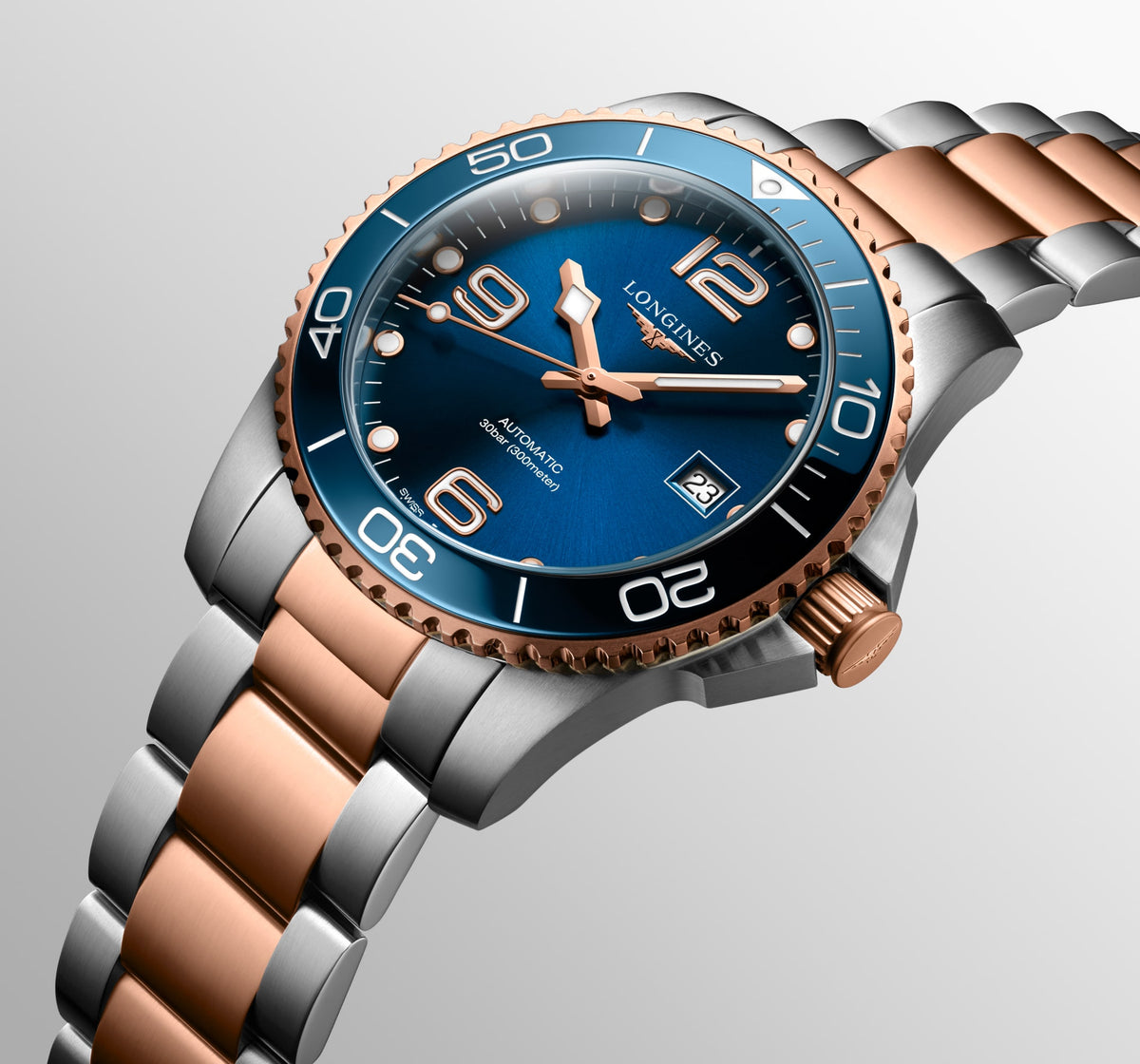 Longines HydroConquest 41mm L3.781.3.98.7 Watch for Men - detail view