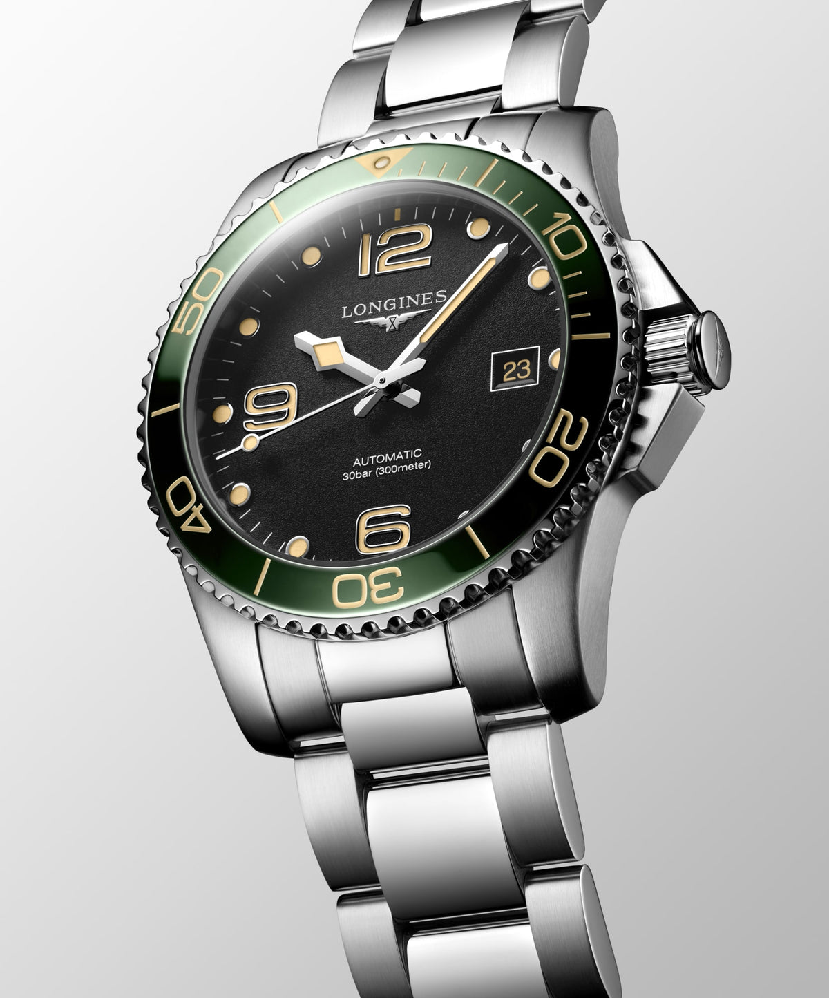 Longines HydroConquest 41mm L3.781.4.05.6 Watch for Men - dial view