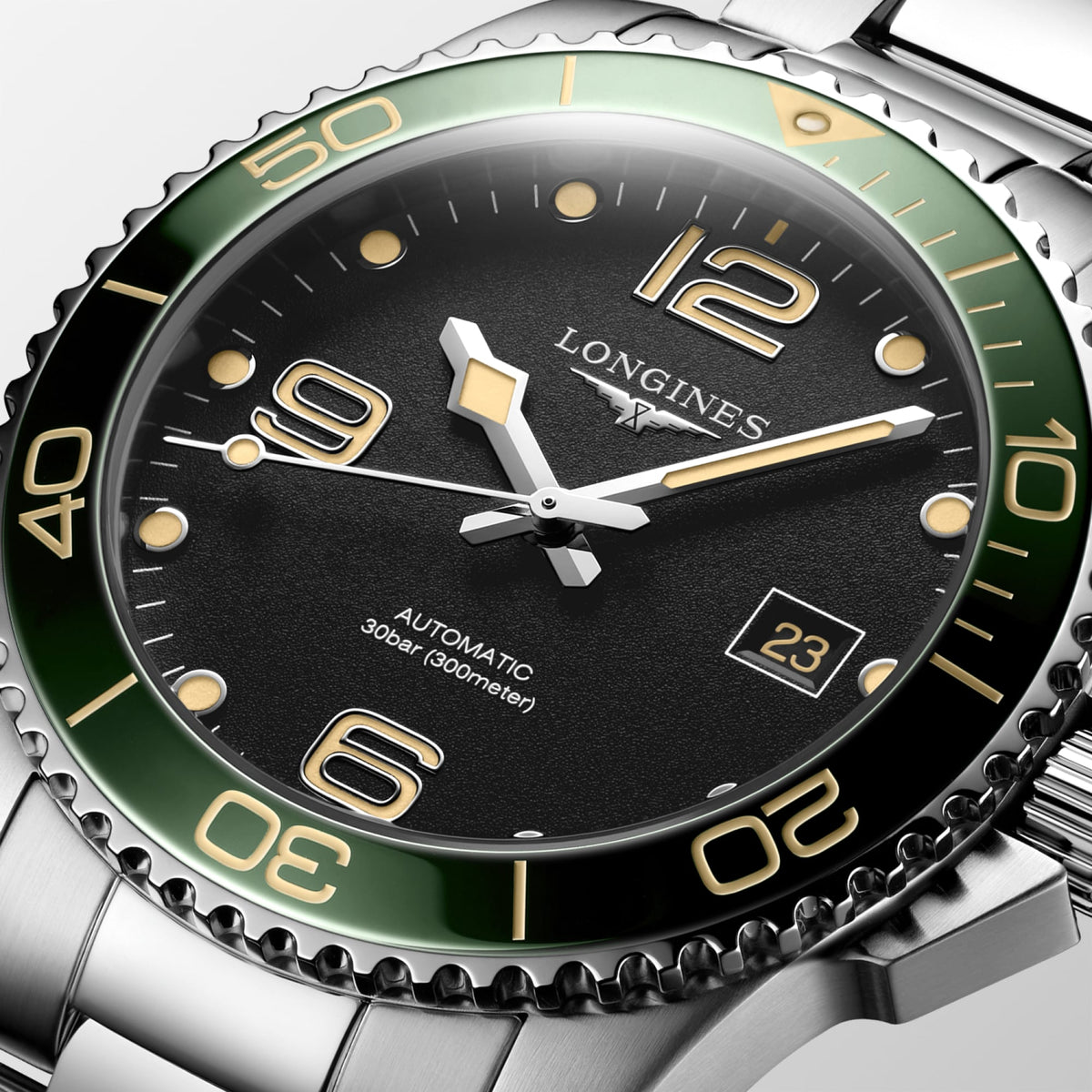 Longines HydroConquest 41mm L3.781.4.05.6 Watch for Men - dial close-up