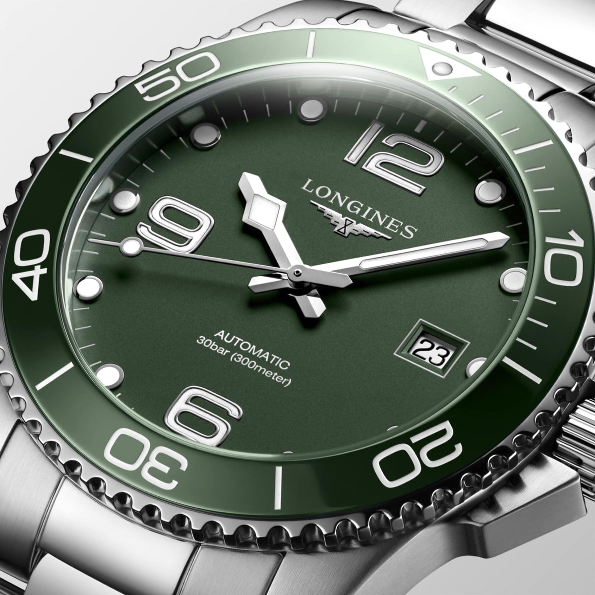 Longines HydroConquest 41mm L3.781.4.06.6 Watch for Men - dial close-up