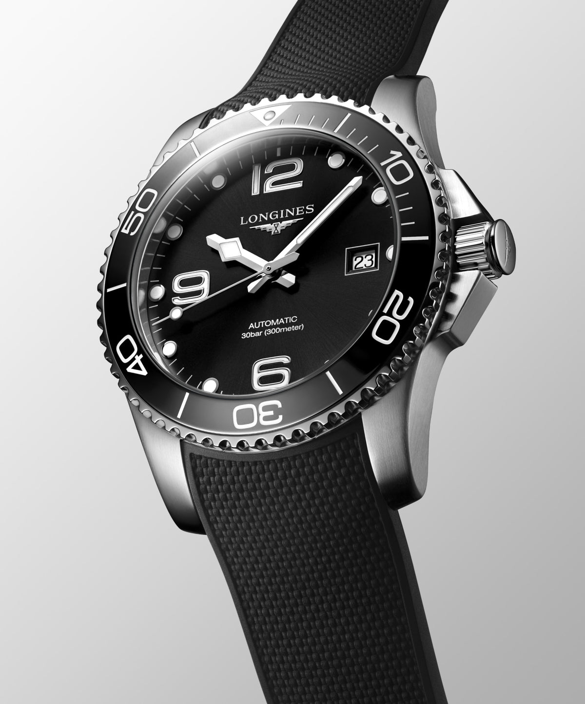 Longines HydroConquest 41mm L3.781.4.56.9 Watch for Men - dial view