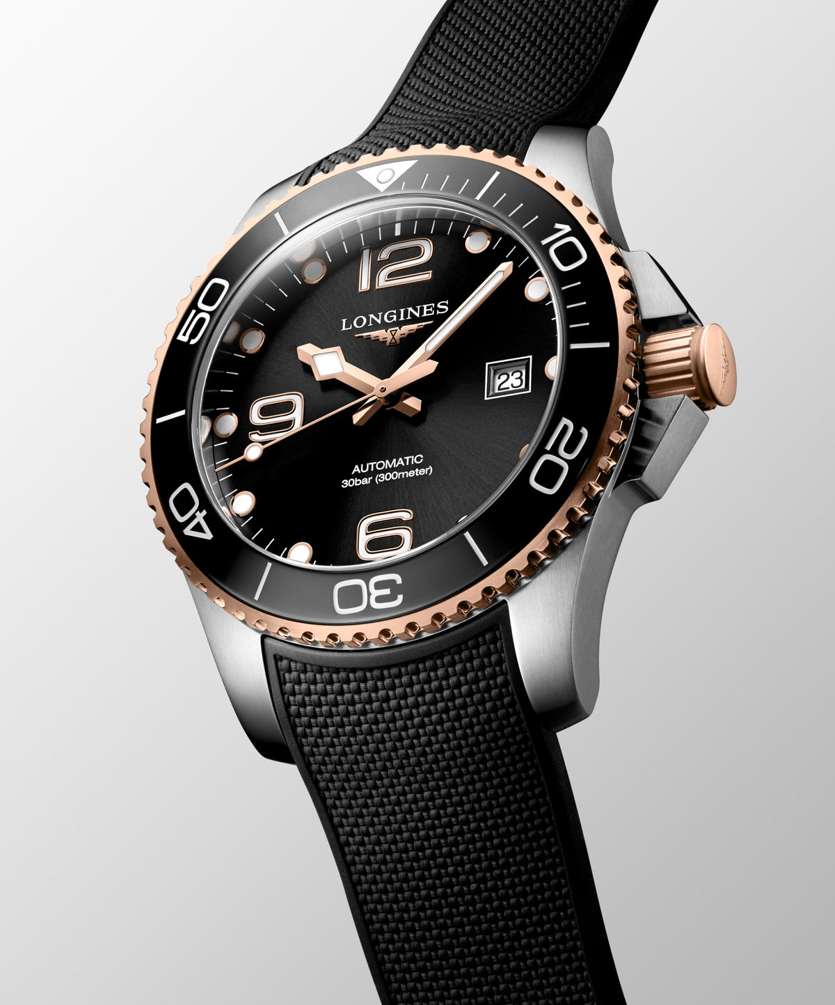 Longines HydroConquest 43mm L3.782.3.58.9 Watch for Men - dial view