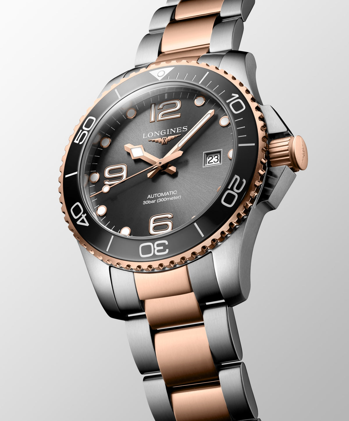 Longines HydroConquest 43mm L3.782.3.78.7 Watch for Men - dial view
