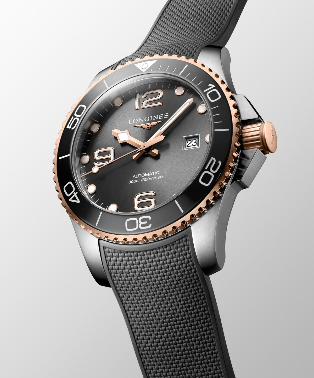 Longines HydroConquest 43mm L3.782.3.78.9 Watch for Men - dial view