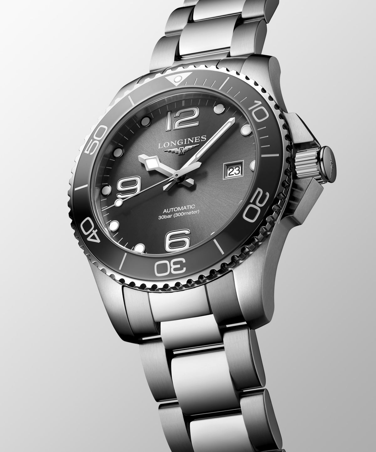 Longines HydroConquest 43mm L3.782.4.76.6 Watch for Men - dial view