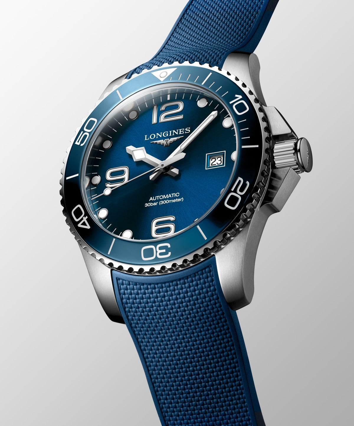 Longines HydroConquest 43mm L3.782.4.96.9 Watch for Men - dial view