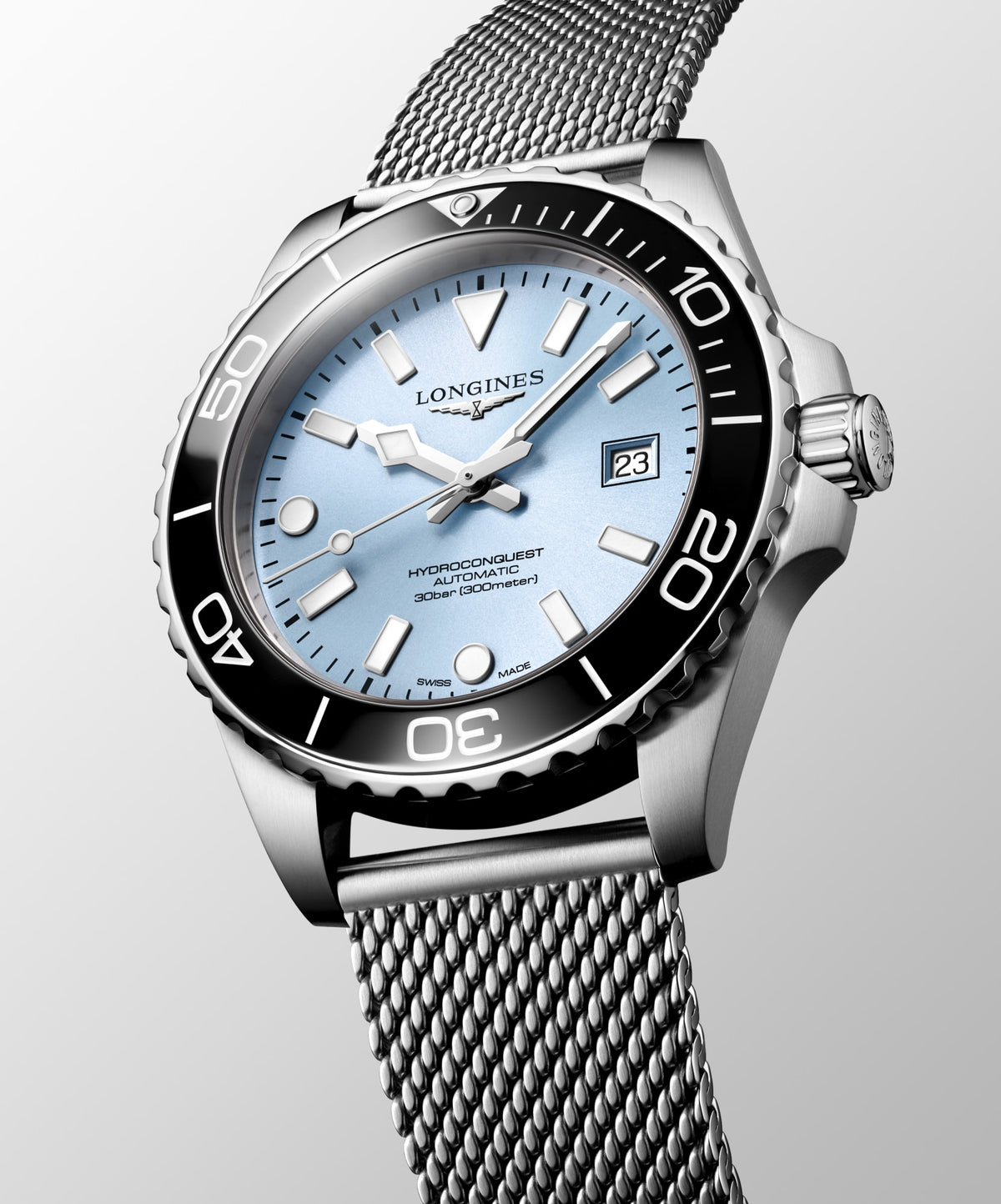 Longines HydroConquest 42mm L3.788.4.99.6 Watch for Men - dial view