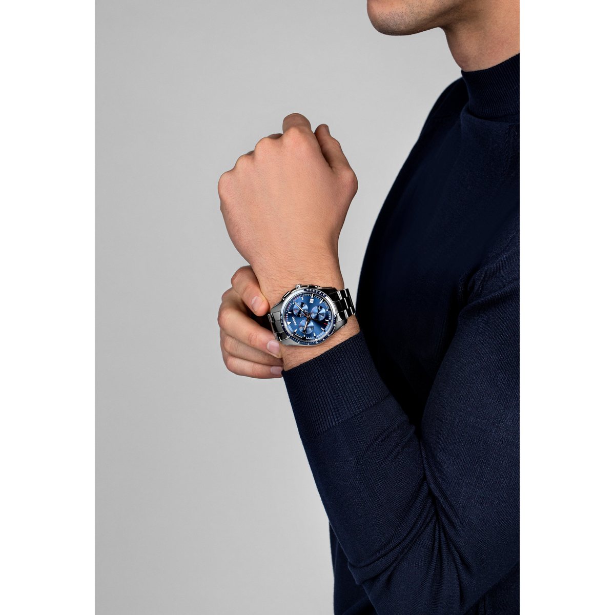 Rado HyperChrome Chronograph R32259203 – shown on the wrist