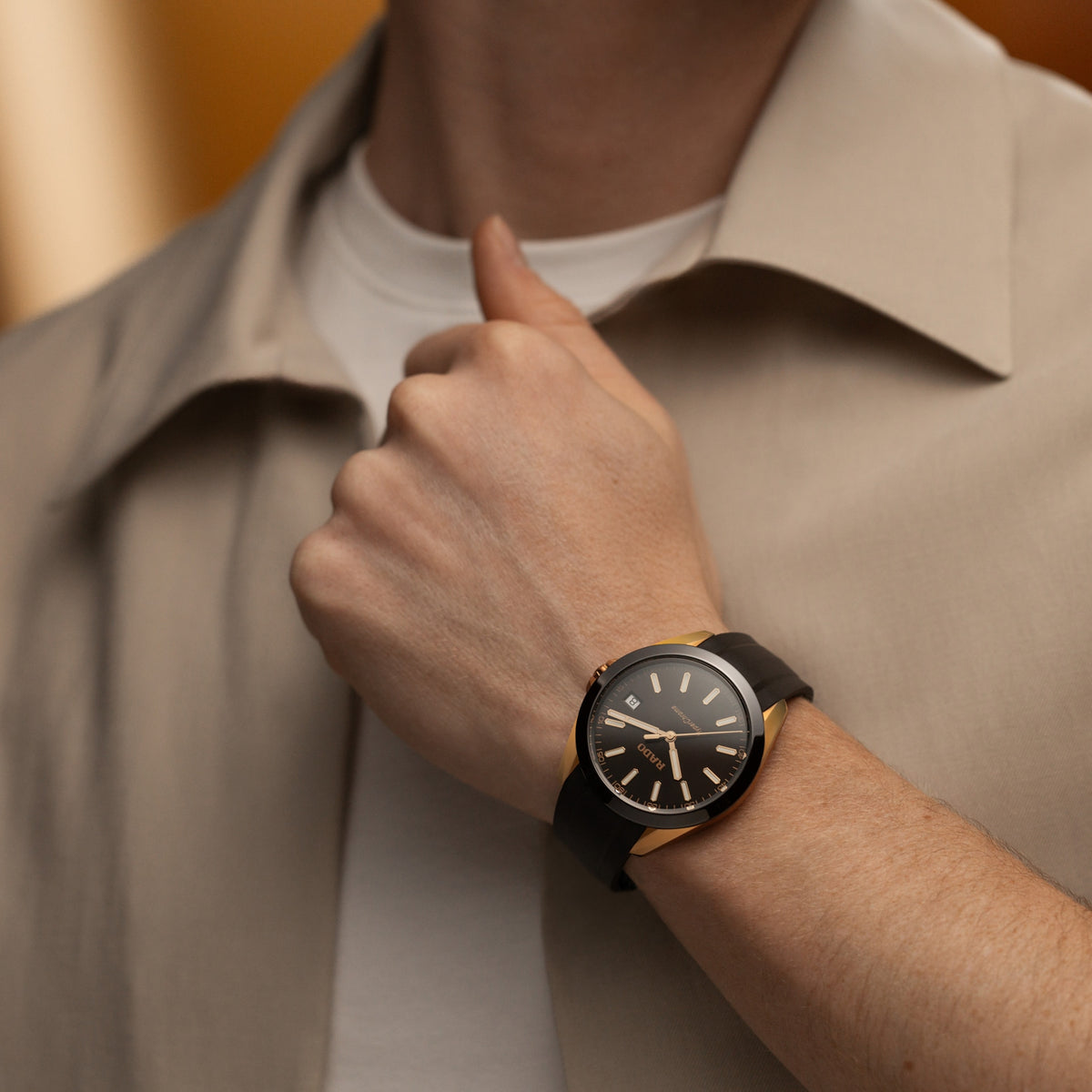 Rado HyperChrome R32281309 – shown on the wrist