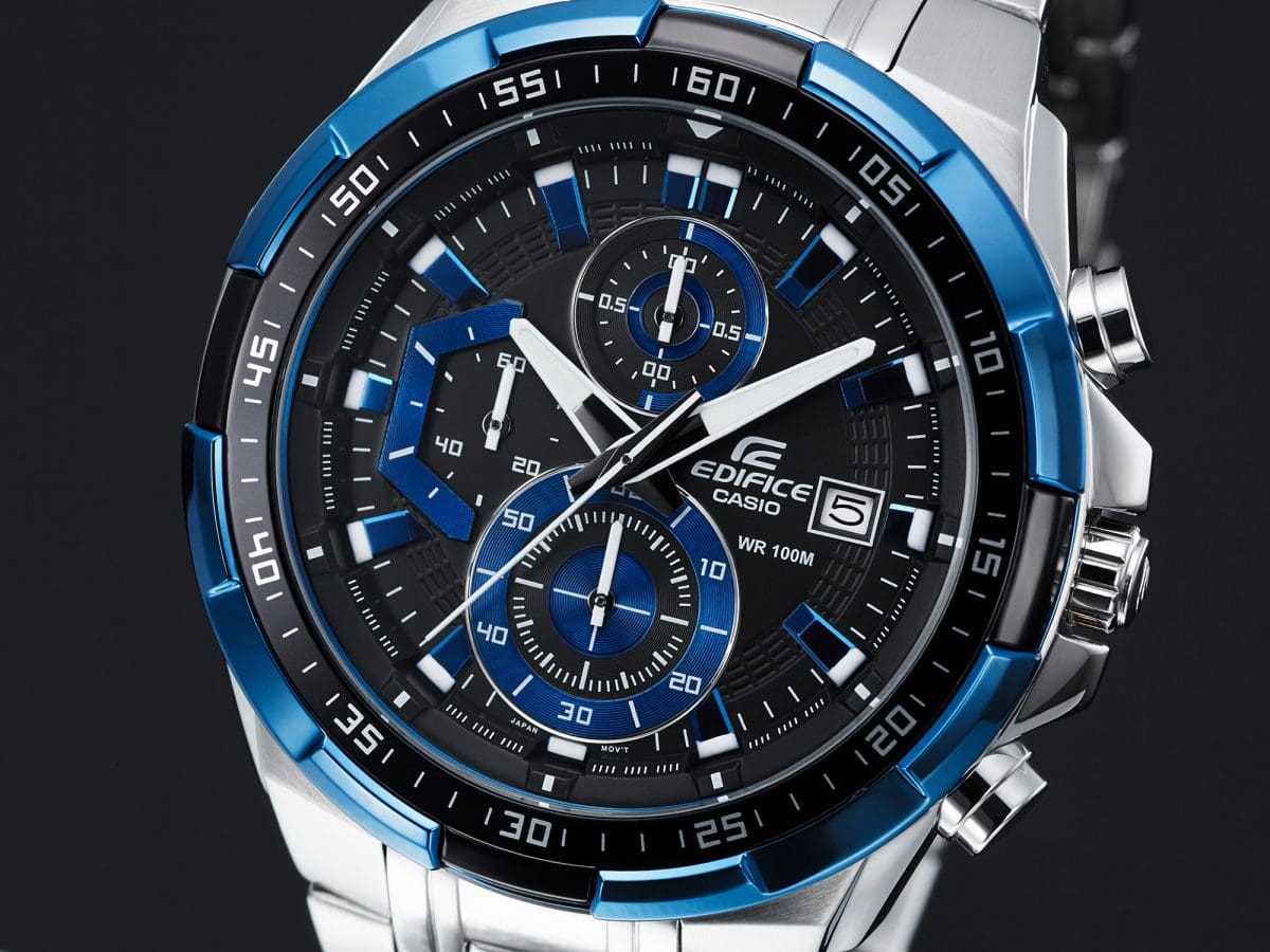 Casio Edifice EFR-539D-1A2V – dial close-up