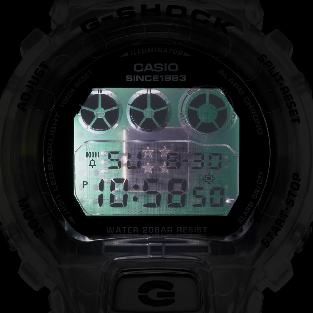 Casio G-Shock DW-6940RX-7 – illuminated dial