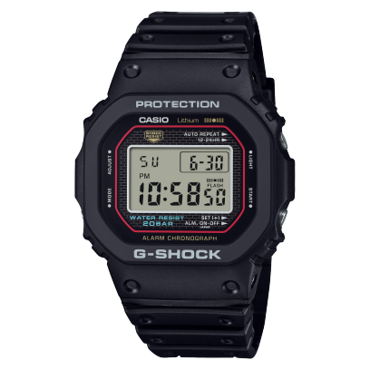 G-Shock - G1660 Men Quartz Black Dial Digital Resin Watch