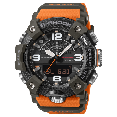 Casio Mudmaster Men Quartz Black Dial Analog Resin Watch G1791