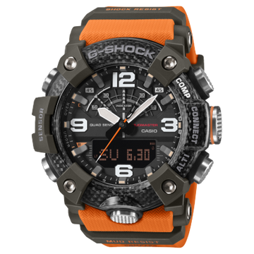 Casio Mudmaster Men Quartz Black Dial Analog Resin Watch G1791