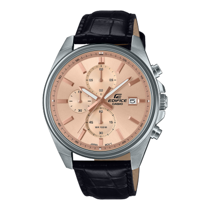 Casio Edifice ED664 Analog Peach Dial for Men