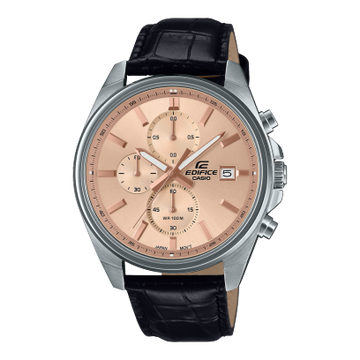 Casio Edifice ED664 Analog Peach Dial for Men