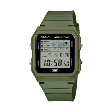 Casio Youth Unisex Quartz Black Dial Digital Resin Watch D398