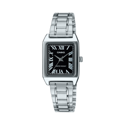 Casio Enticer Women Quartz Black Dial Analog Stainless Steel Watch A2278