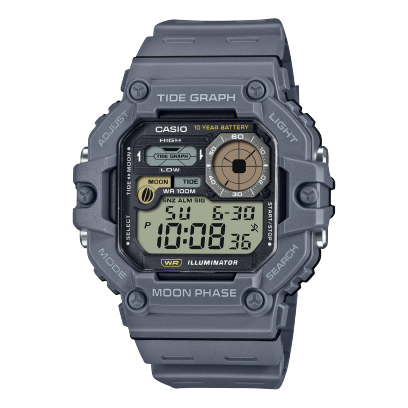 Casio Youth Men Quartz Black Dial Digital Resin Watch A2249
