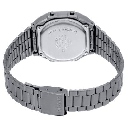 Casio Vintage Grey Digital Alarm, A168WGG-1BDF-D182 D182