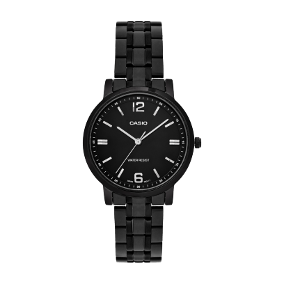 Casio A2445 Enticer Analog Black Dial for Women