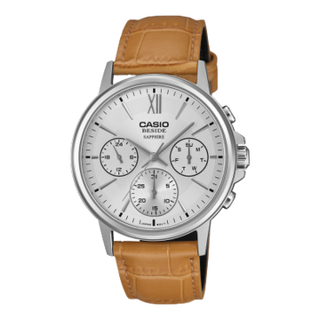 Casio Men Quartz Analog Leather Watch A2545