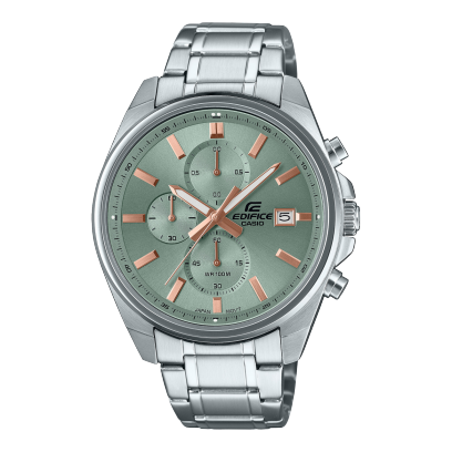 Casio ED663 Edifice Analog Green Dial  for Men
