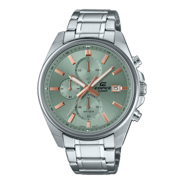 Casio ED663 Edifice Analog Green Dial  for Men