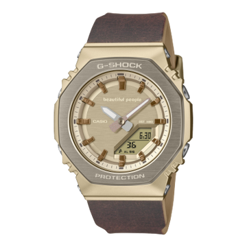 Casio G-Shock Women Quartz Gold Dial Analog-Digital Resin Watch G1783