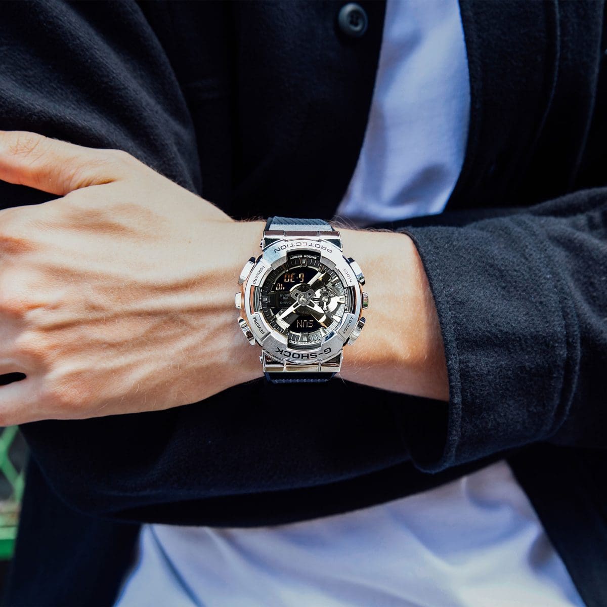 Casio G-Shock GM-110-1A – on the wrist