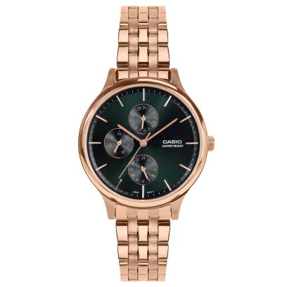 Casio A2498 Enticer Green Women's Watch