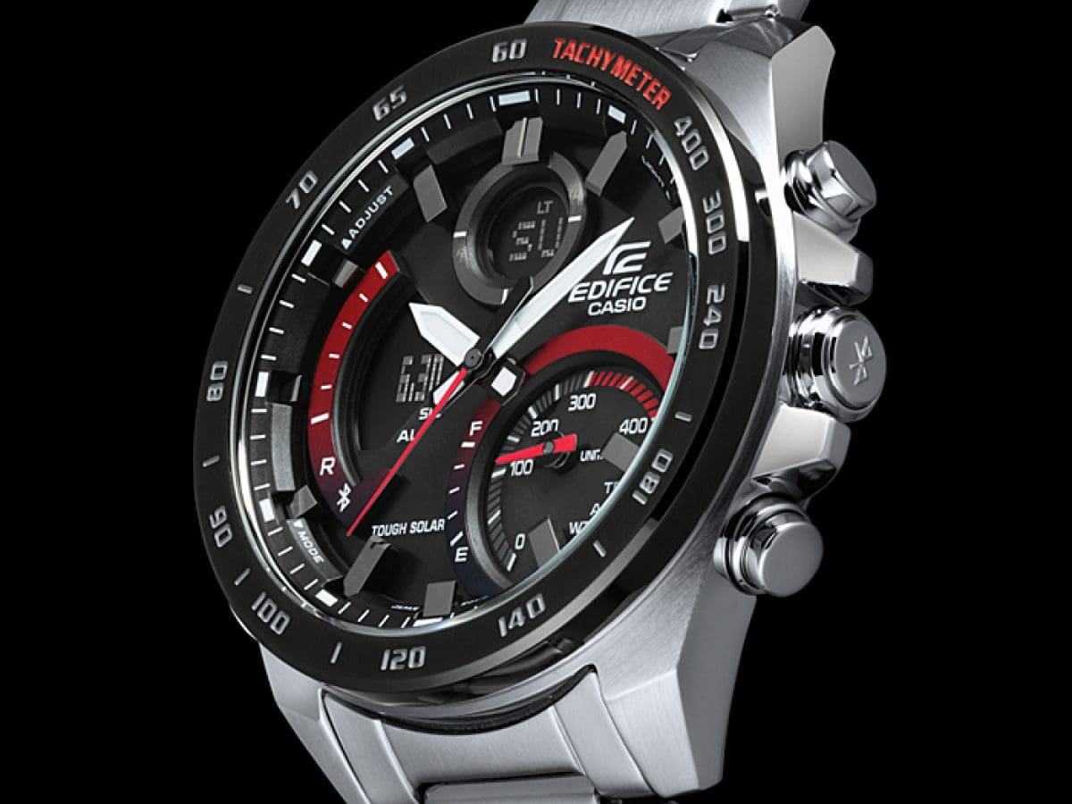 Casio Edifice ECB-900DB-1A – side view