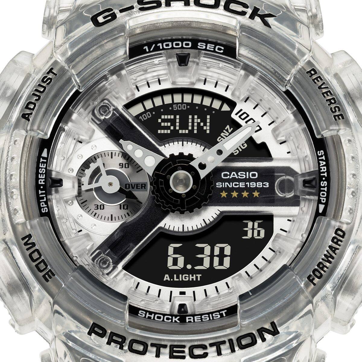 Casio G-Shock GMA-S114RX-7A – dial close-up