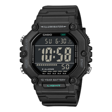 Casio Youth Unisex Quartz Black Dial Digital Resin Watch D437