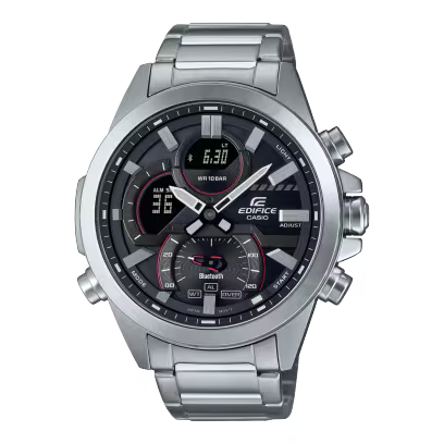 EDIFICE ECB-30D-1ADF - EX545 Silver Bluetooth Connect - Men's Watch