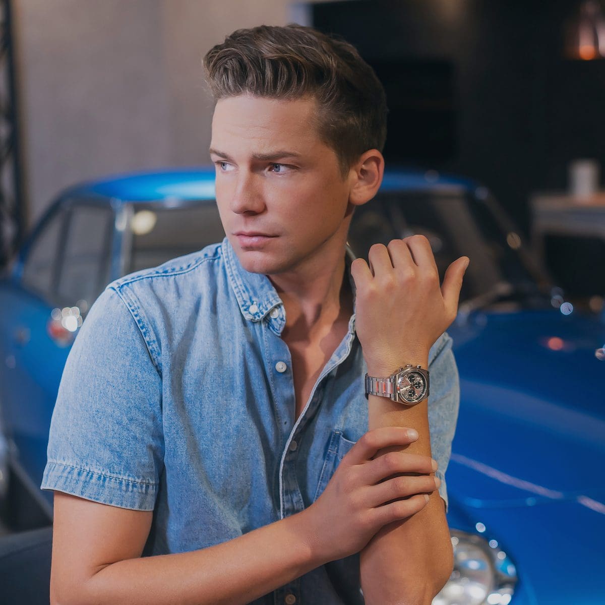 Casio Edifice EFB-730D-7AV – lifestyle view