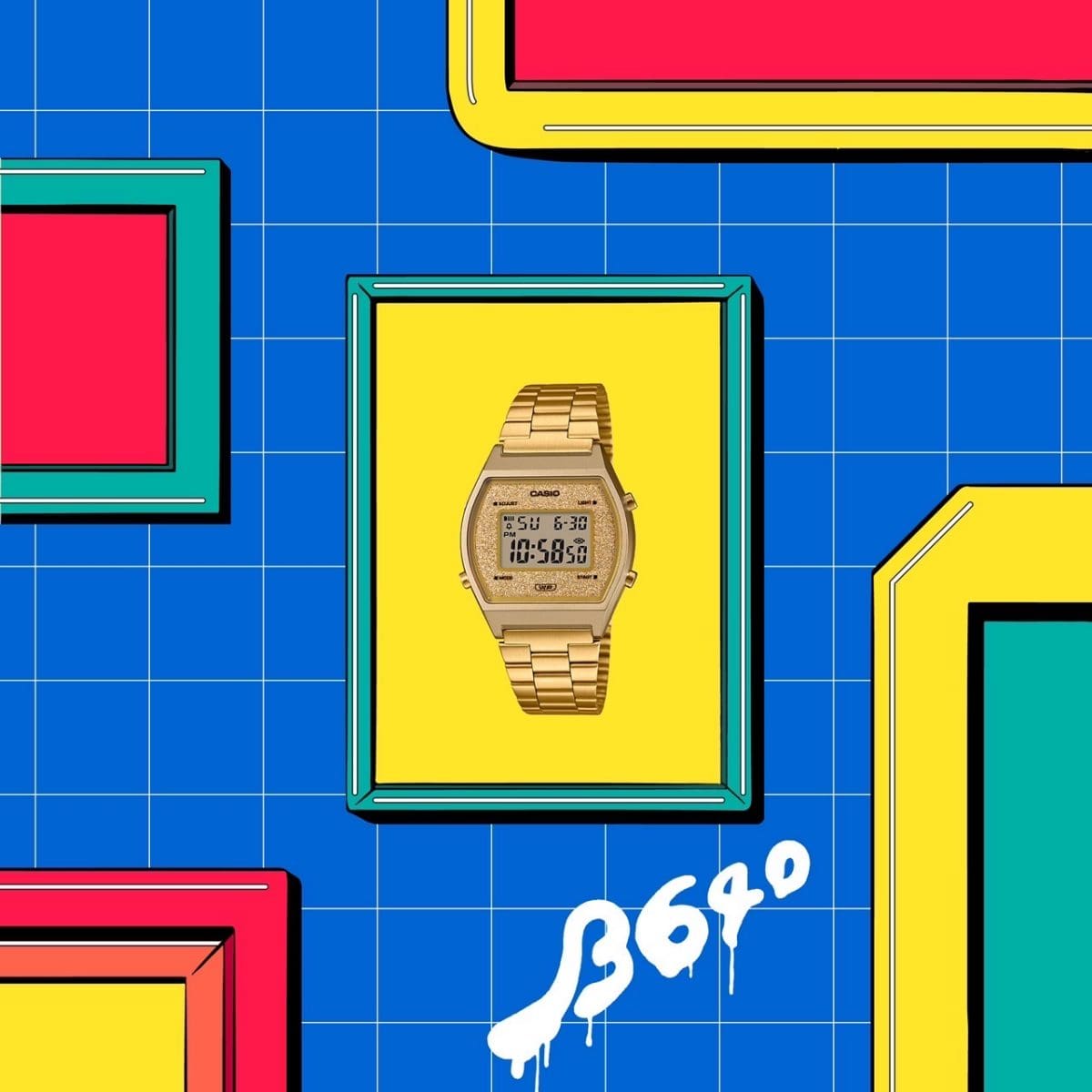 Casio Vintage B640WGG-9 – lifestyle view