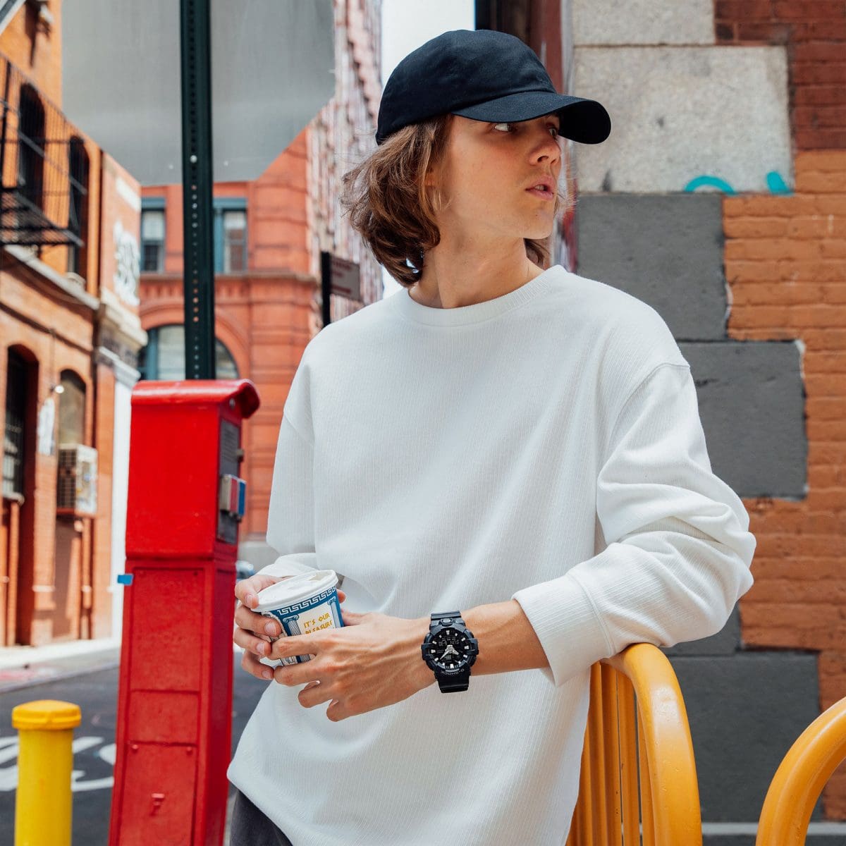 Casio G-Shock GA-700-1B – alternate lifestyle view