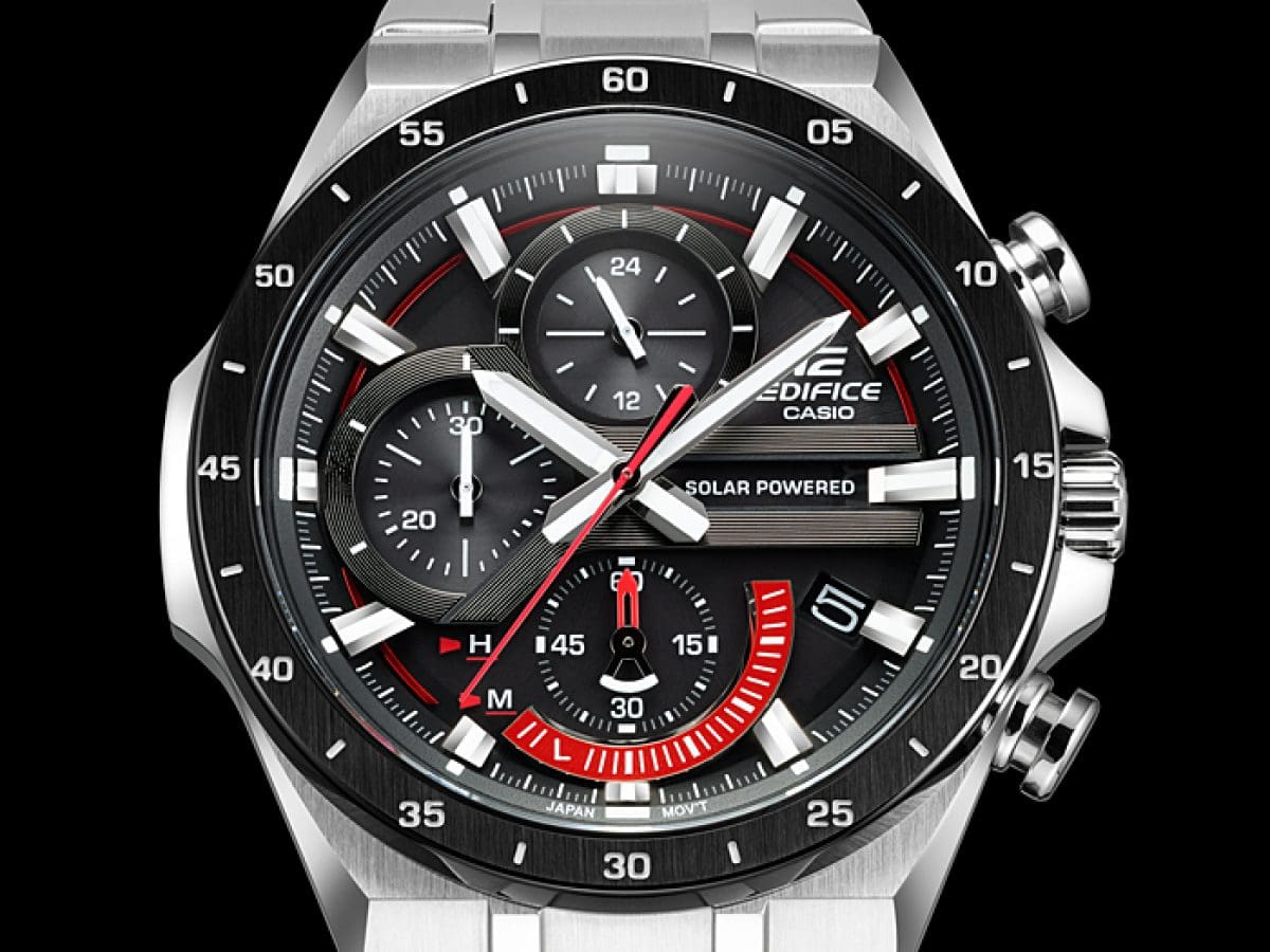 Casio Edifice EQS-920DB-1AV – dial close-up