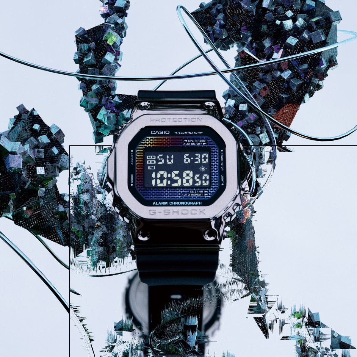 Casio G-Shock GM-5600RW-1 – lifestyle view