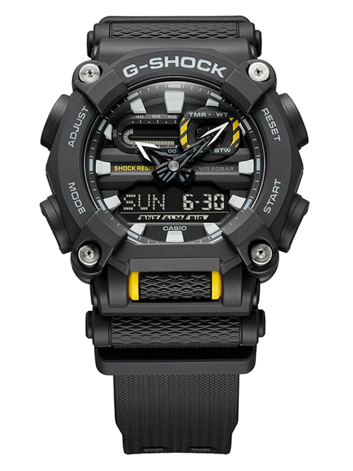 Casio G-Shock GA-900-1A – front three-quarter view