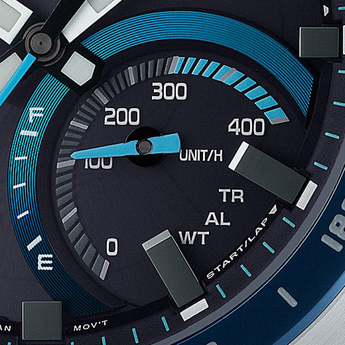 Casio Edifice ECB-900DB-1B – dial close-up