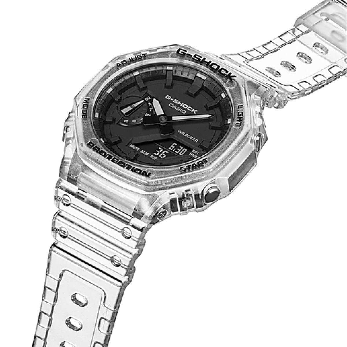 Casio G-Shock GA-2100SKE-7A – front three-quarter view