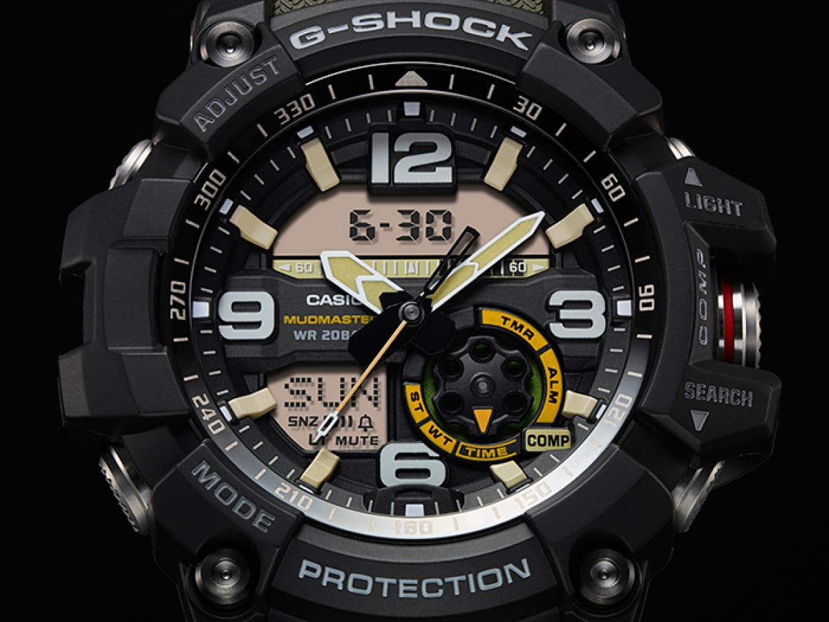 Casio G-Shock GG-1000-1A3 – dial close-up
